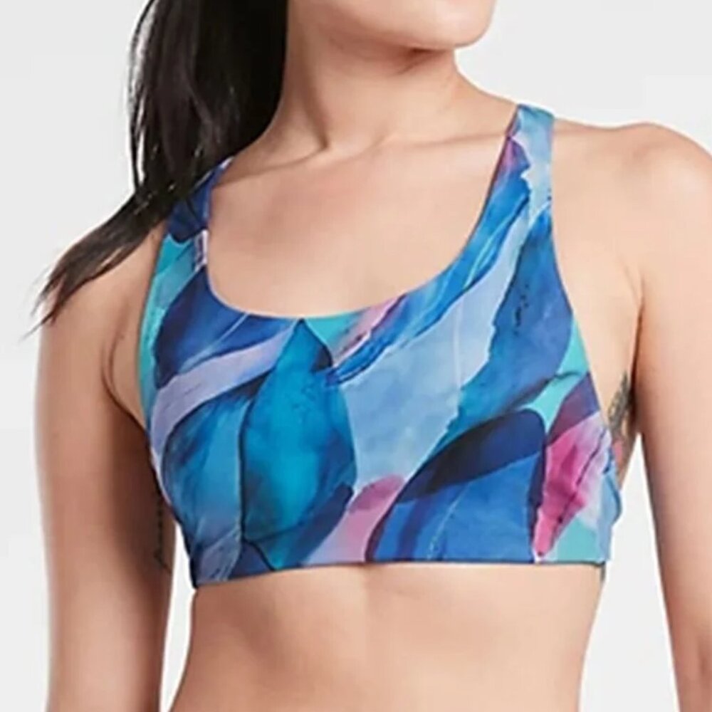 Athleta Malibu Printed Bikini Top
